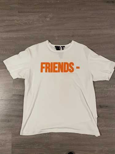 Vlone Vlone Friends White Orange T-Shirt Size XL - image 1