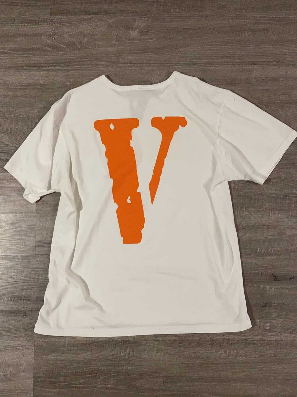 Vlone Vlone Friends White Orange T-Shirt Size XL - image 2