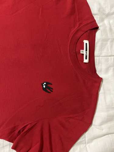 Alexander McQueen Red basic MCQ tee - image 1
