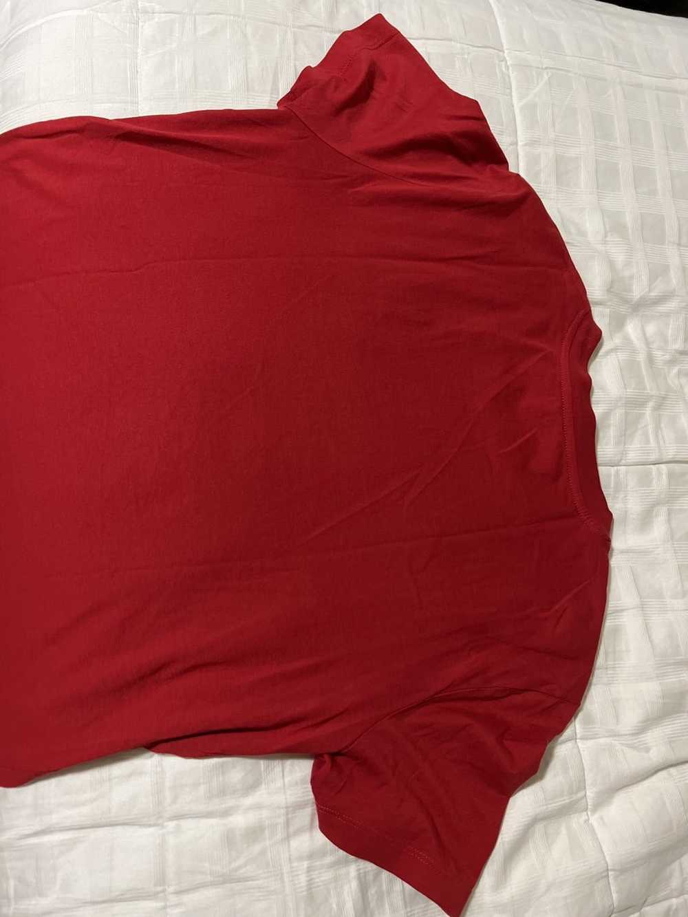 Alexander McQueen Red basic MCQ tee - image 5