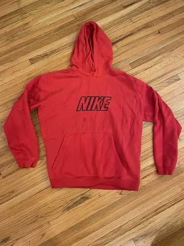 Nike Nike Spellout Red Hoodie Sweatshirt