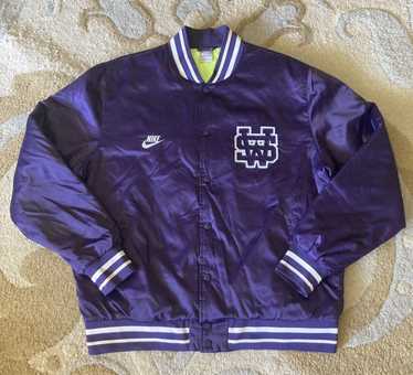 purple varsity jacket - Gem