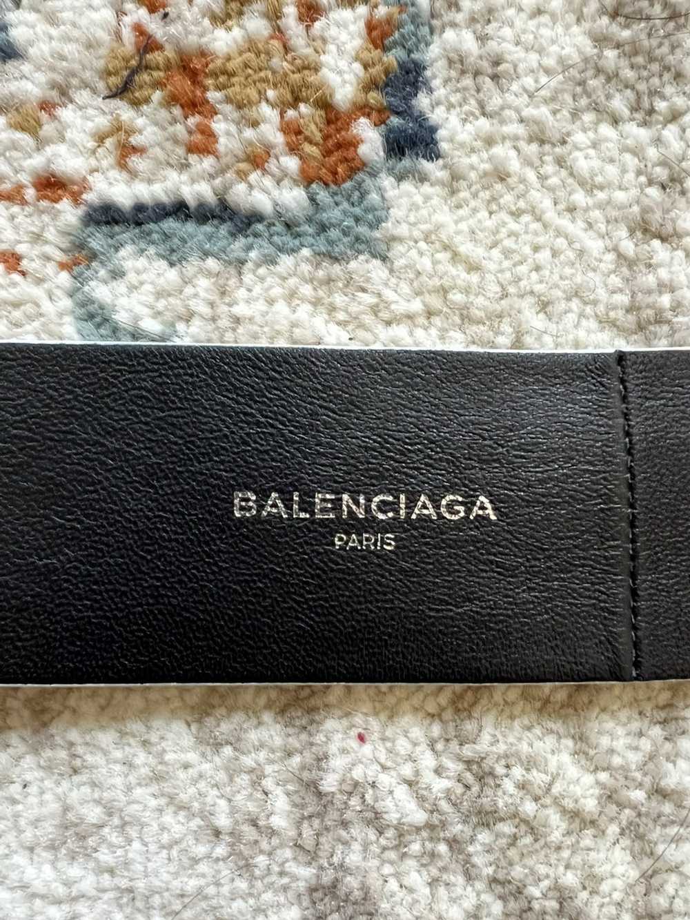 Balenciaga White balenciaga belt - image 3