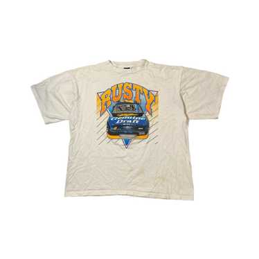 NASCAR × Vintage 90s NASCAR Rusty Wallace Front &… - image 1