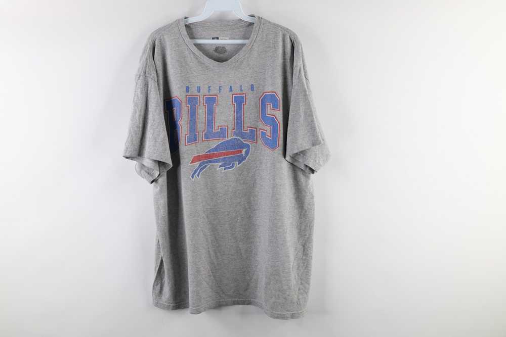 Official nfl team apparel buffalo bills abbreviated grey shirt - Limotees