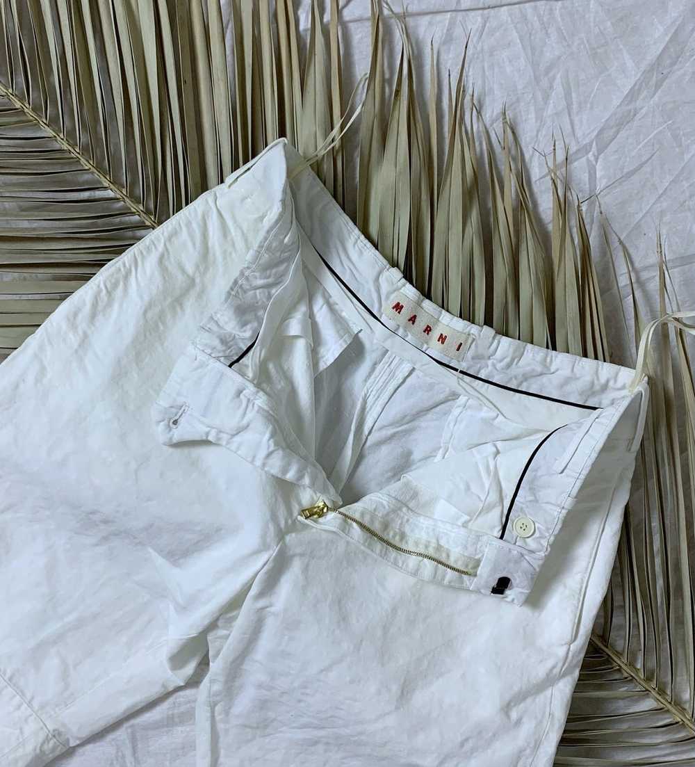 Luxury × Marni MARNI CLASSIC WHITE SHORTS - image 1