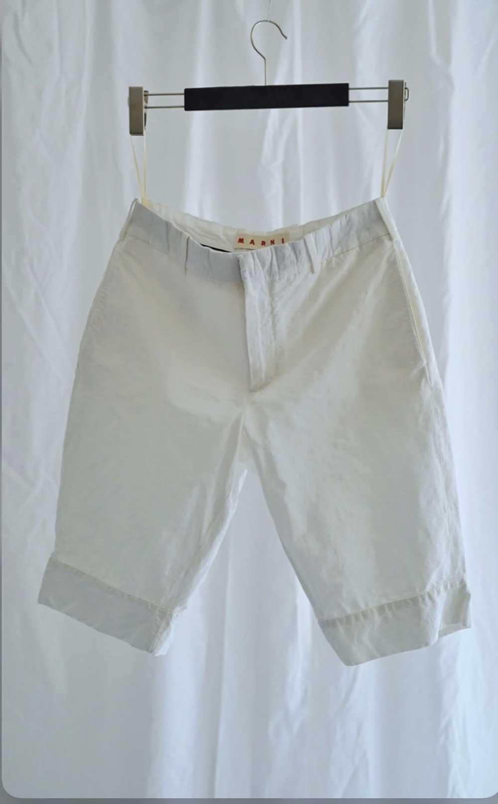 Luxury × Marni MARNI CLASSIC WHITE SHORTS - image 4