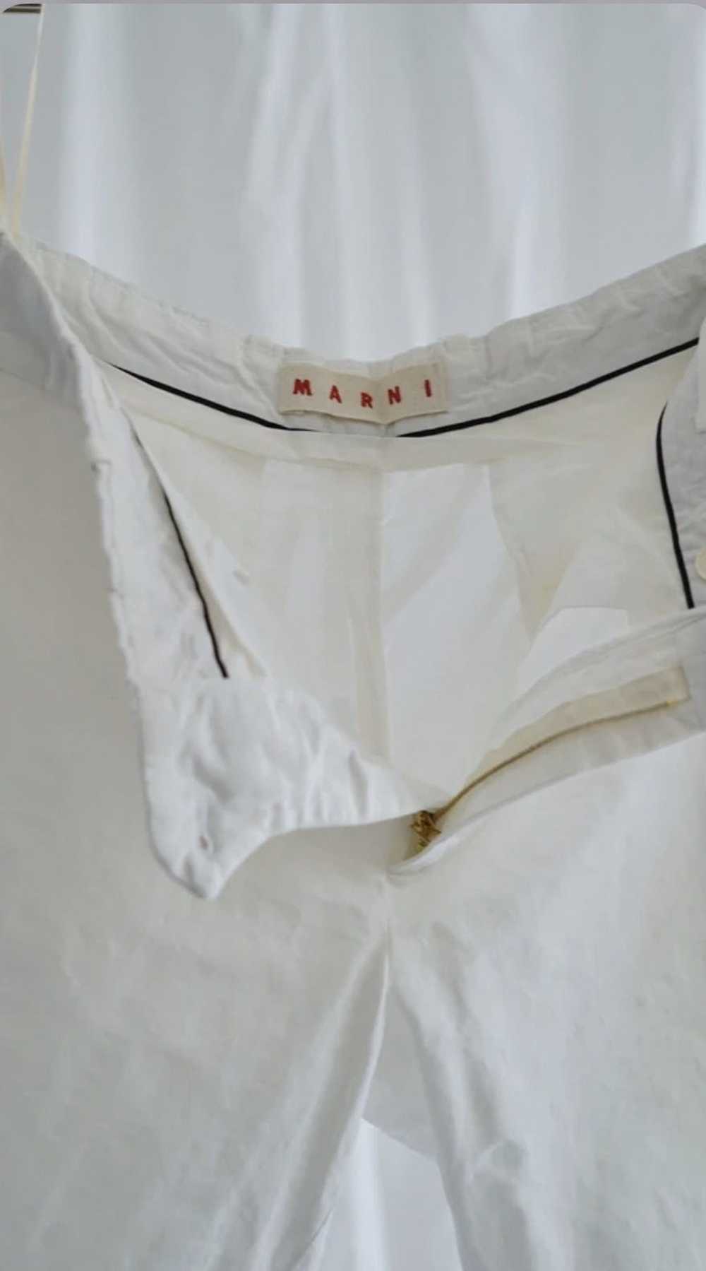 Luxury × Marni MARNI CLASSIC WHITE SHORTS - image 7