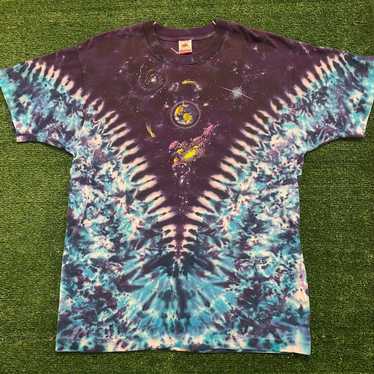 Chicago Cubs Vintage 90s Liquid Blue Tie Dye Single Stitch Made in