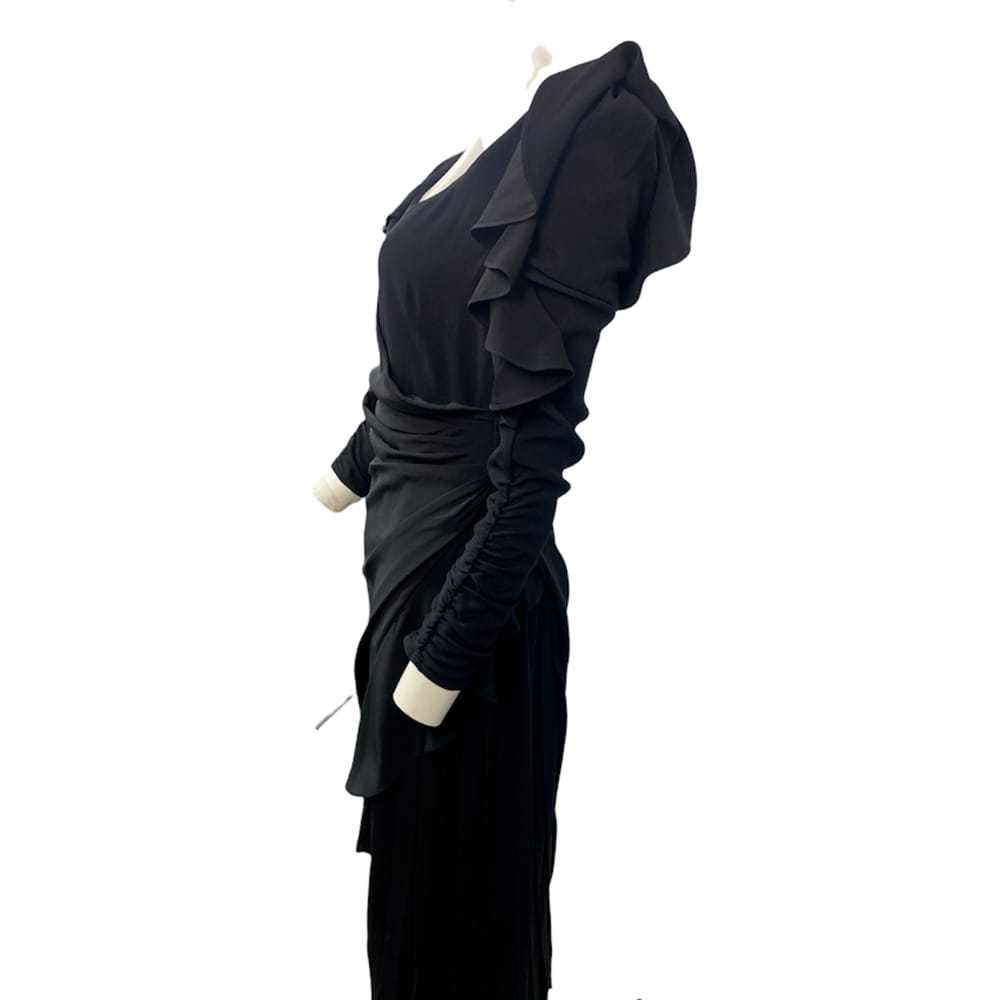 Versace Silk mid-length dress - image 3