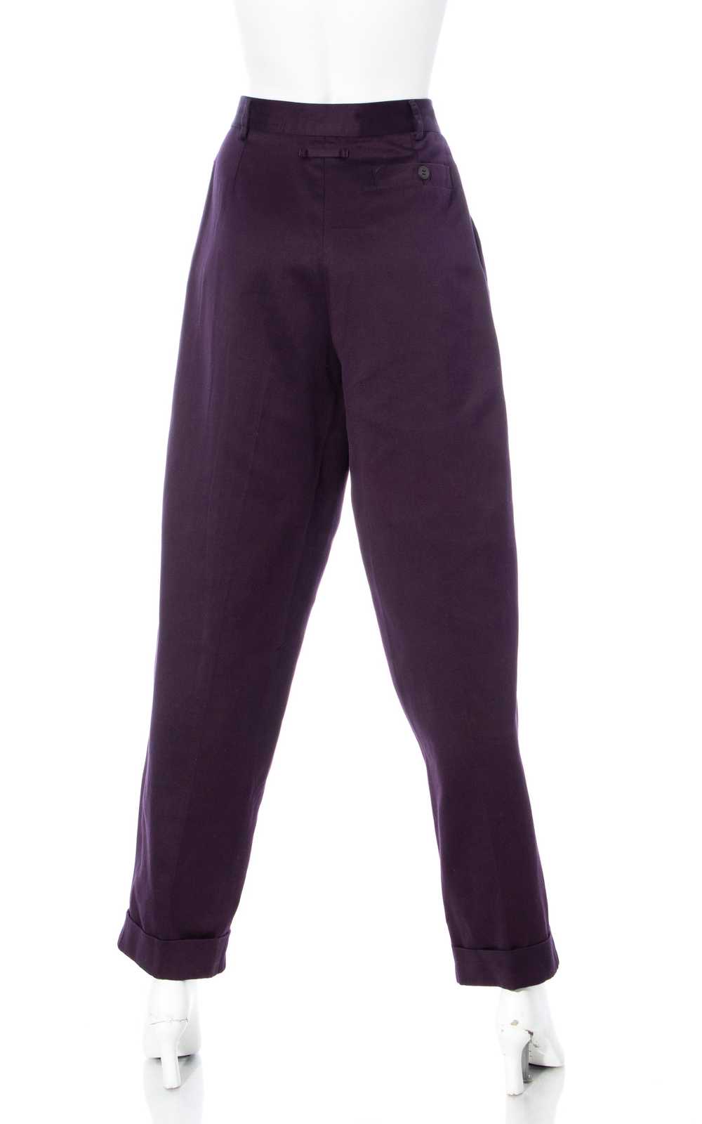 1990s JEAN PAUL GAULTIER Purple Pant Suit | small… - image 11