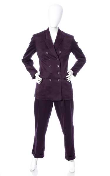 1990s JEAN PAUL GAULTIER Purple Pant Suit | small… - image 1