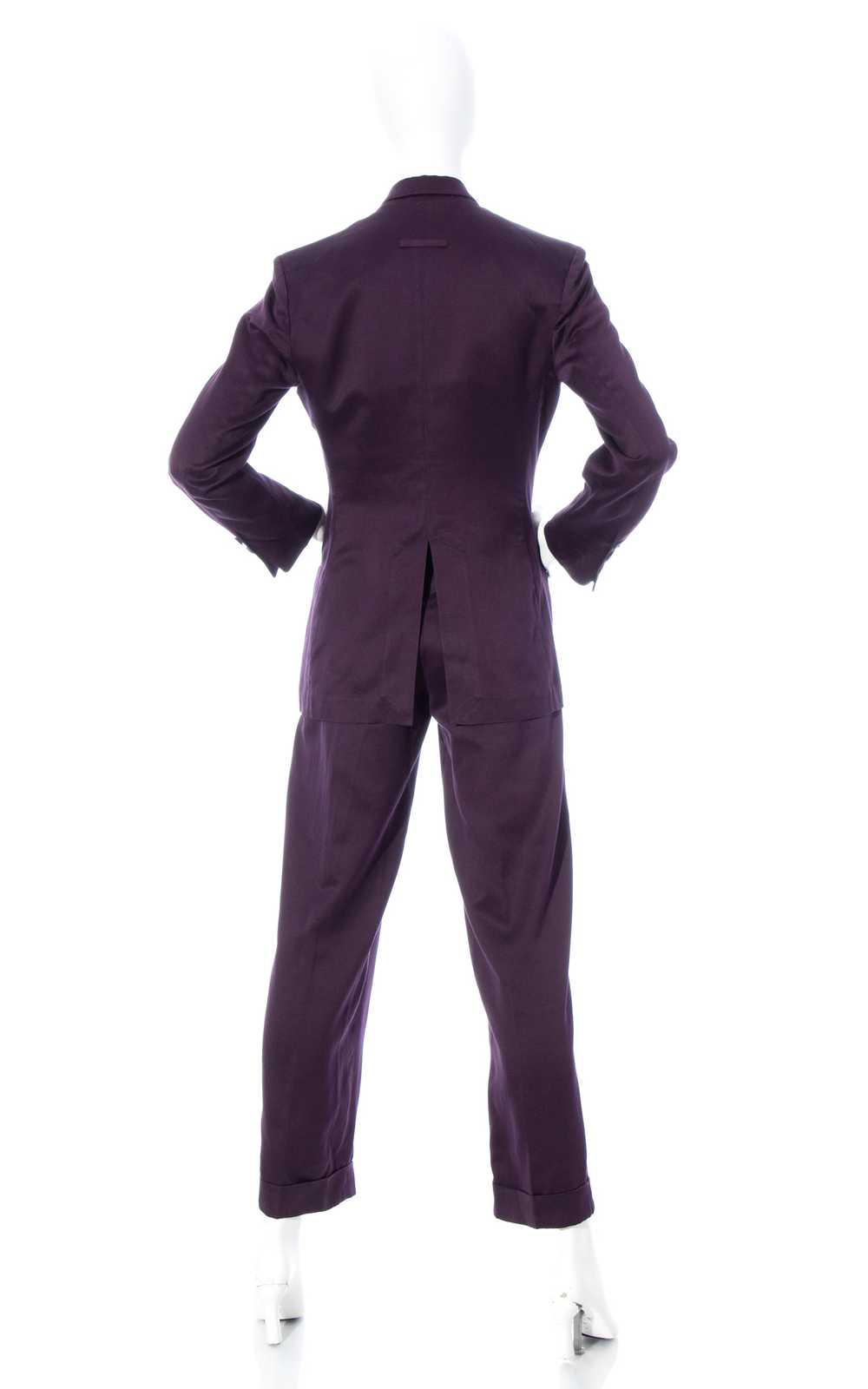 1990s JEAN PAUL GAULTIER Purple Pant Suit | small… - image 5