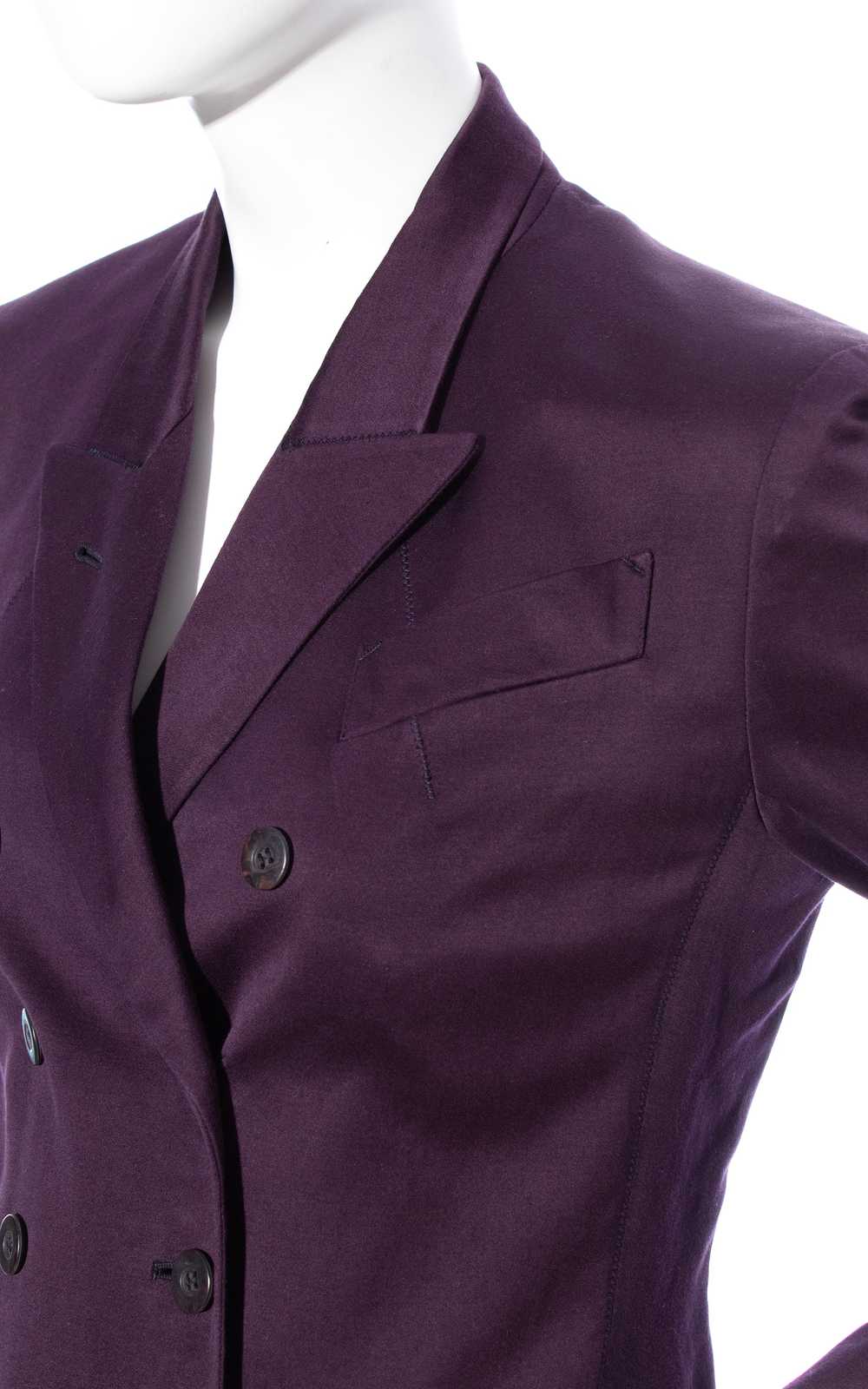 1990s JEAN PAUL GAULTIER Purple Pant Suit | small… - image 7