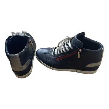 Dior Homme Leather high trainers - image 1