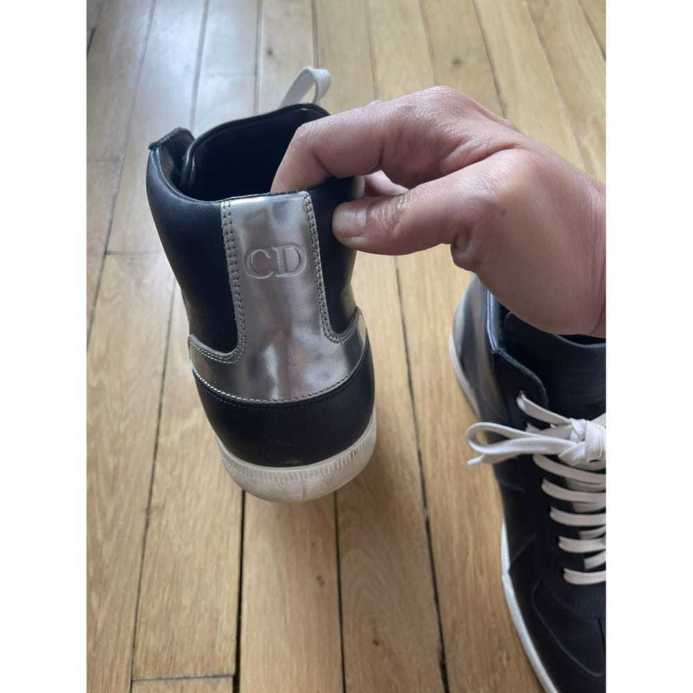 Dior Homme Leather high trainers - image 3