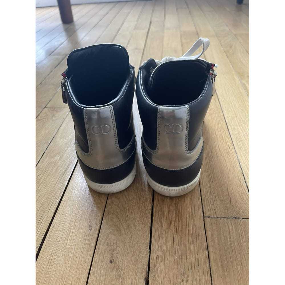 Dior Homme Leather high trainers - image 5