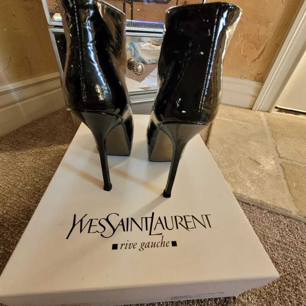 Yves Saint Laurent Patent leather ankle boots - image 4