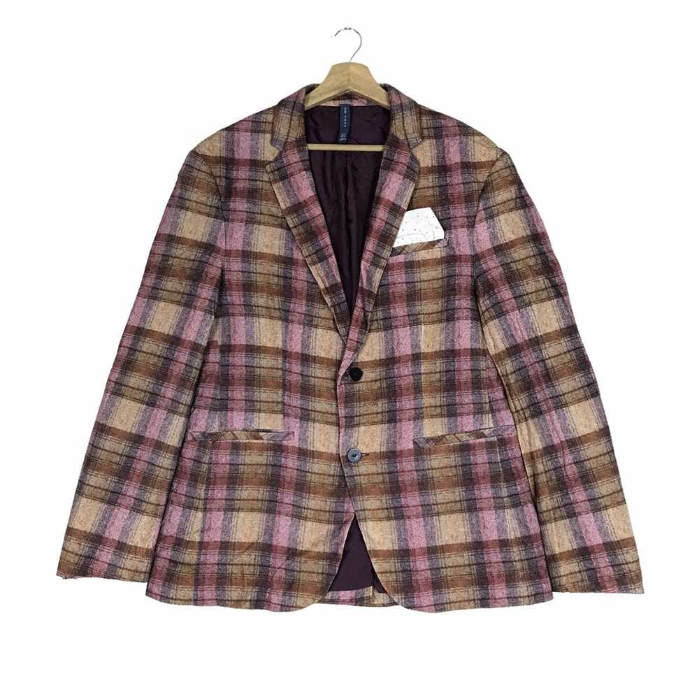 Zara ZARA MAN Checkered Coat Jacket - image 1
