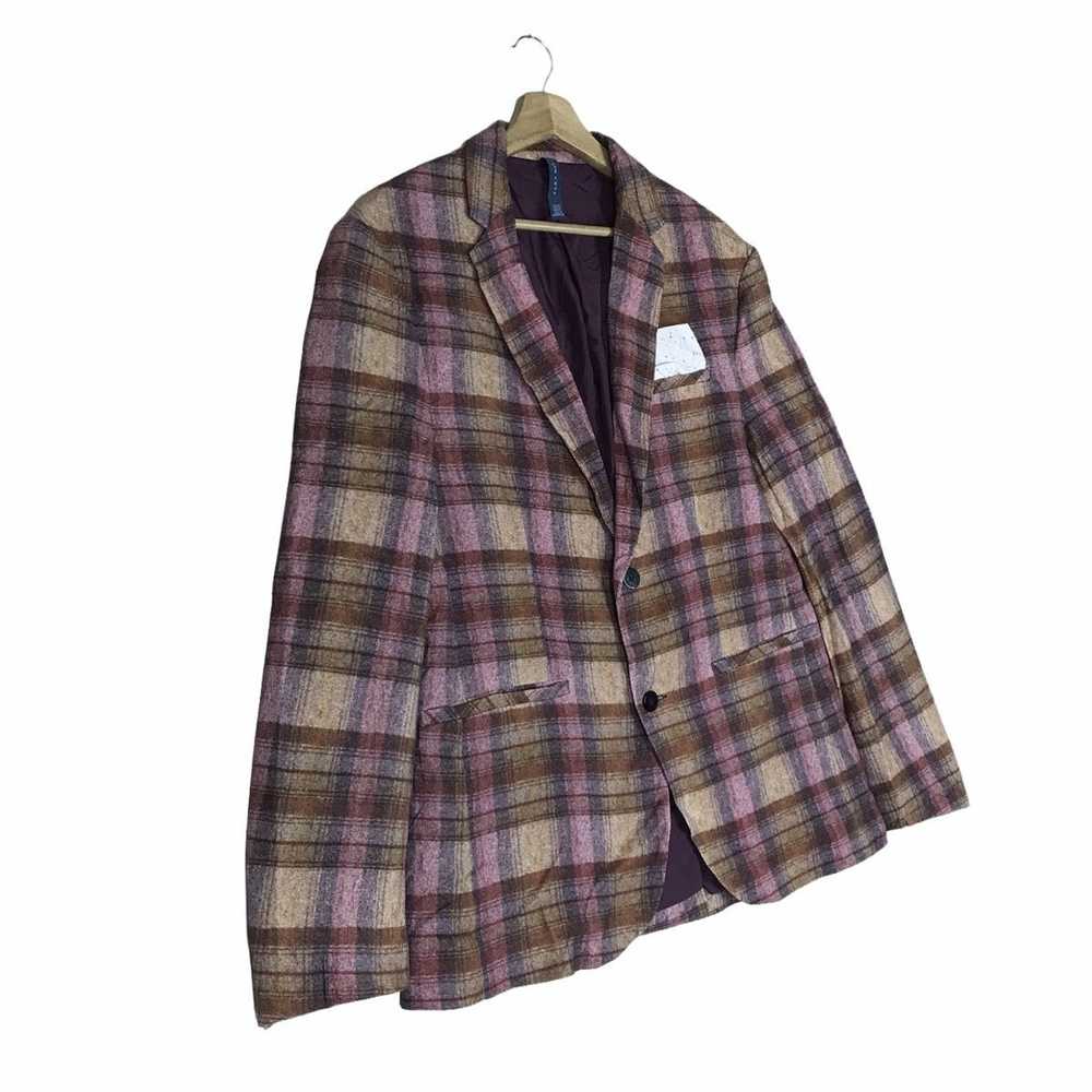 Zara ZARA MAN Checkered Coat Jacket - image 4