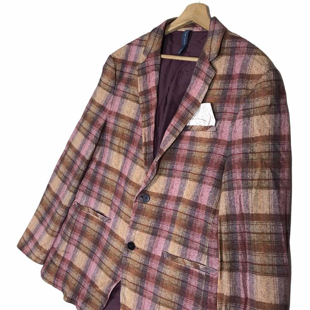 Zara ZARA MAN Checkered Coat Jacket - image 5