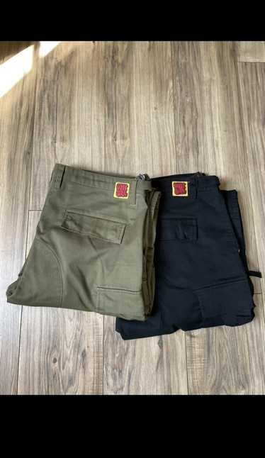 Empyre Empyre Olive Green Cotton Cargo Pants Mens 