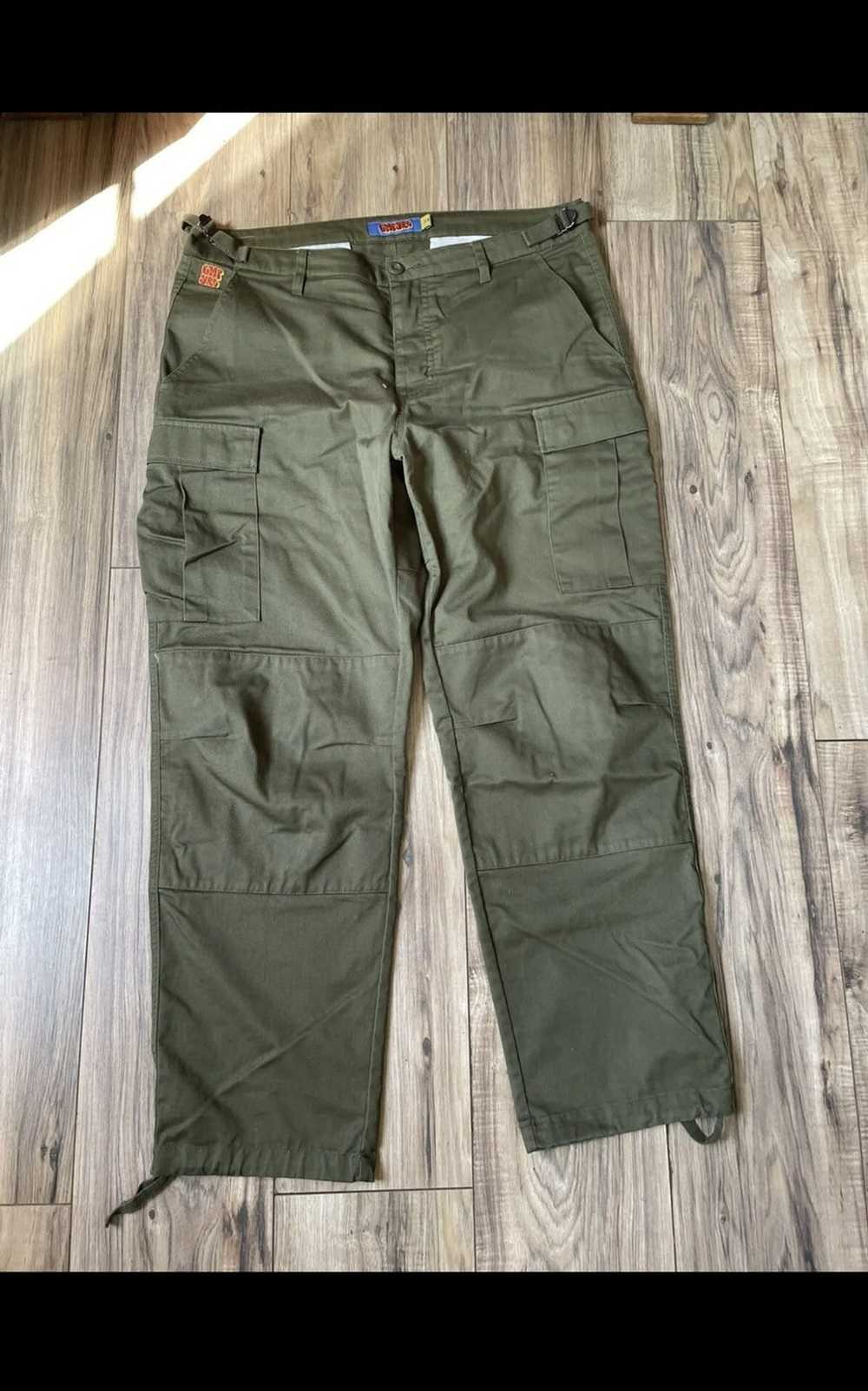 Empyre Empyre Olive Green Cotton Cargo Pants Mens… - image 4