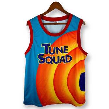 Vintage 90s Y2K Tune Squad Space Jam Basketball Jersey LEBRON JAMES Sewn  Blue M