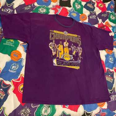 Thrashed 90s LA Lakers Tee - BIDSTITCH