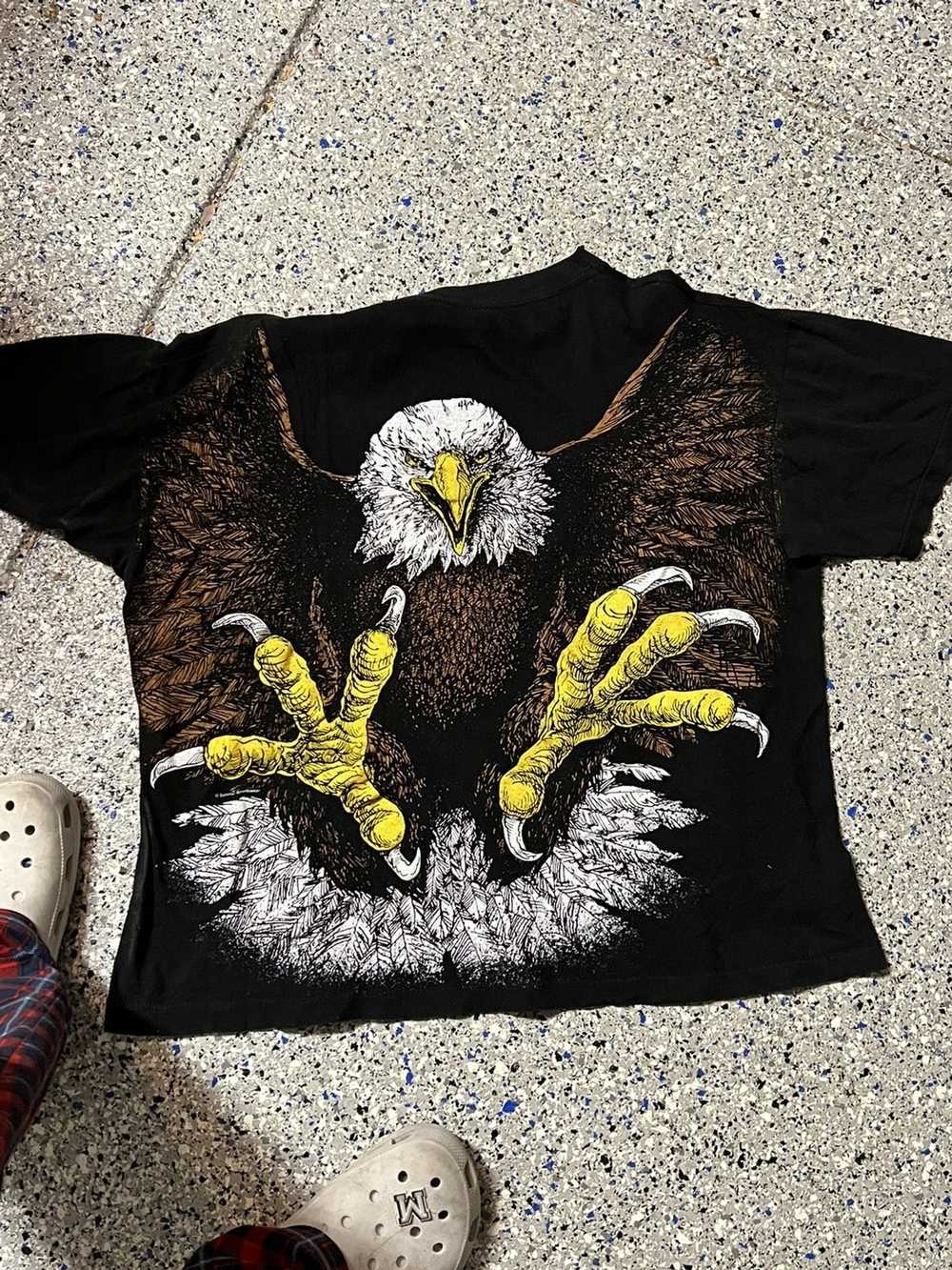 Animal Tee × Streetwear × Vintage Vintage eagle s… - image 2