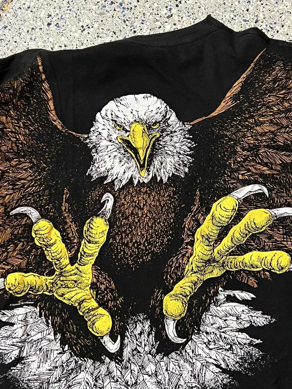 Animal Tee × Streetwear × Vintage Vintage eagle s… - image 3