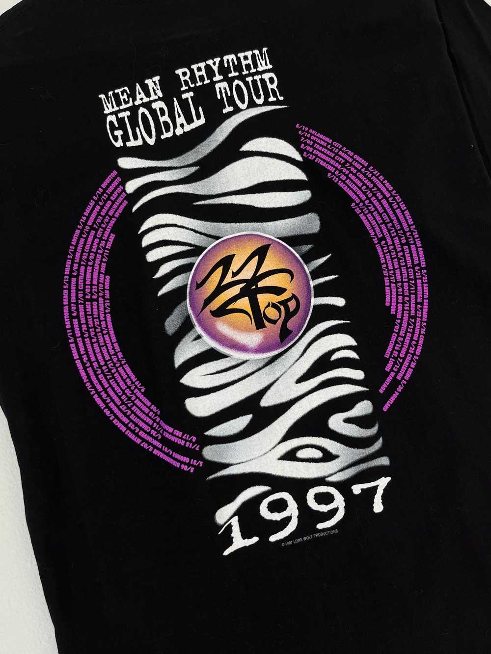 Vintage ZZ Top "Mean Rhythm Global Tour" T-Shirt … - image 4