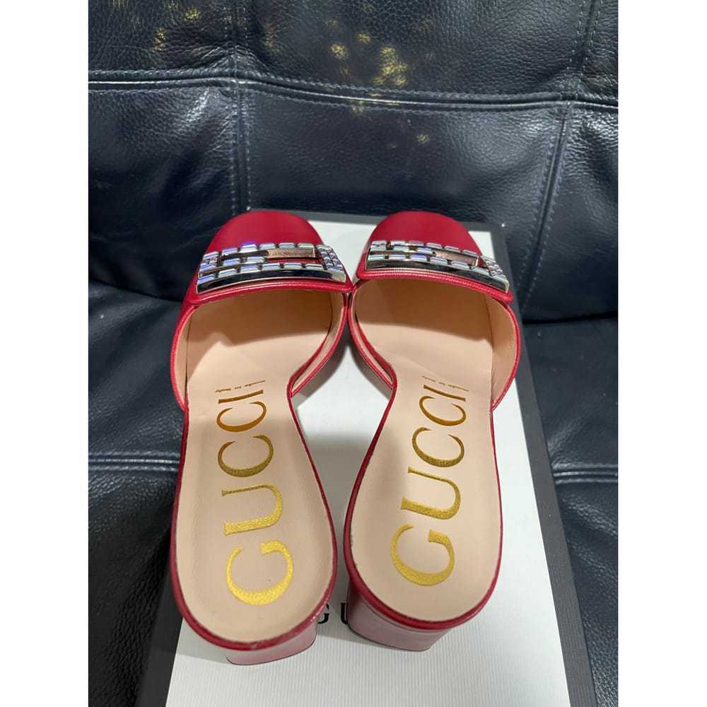 Gucci Leather sandals - image 6