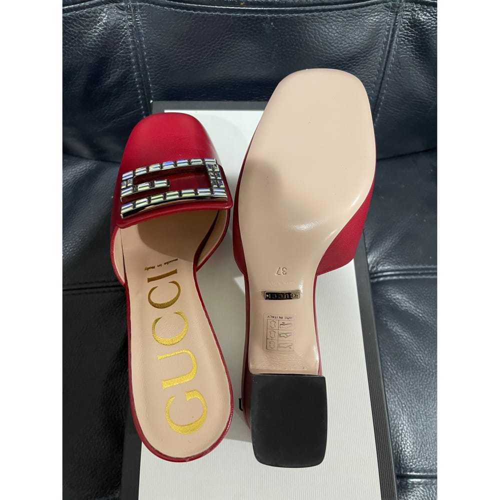 Gucci Leather sandals - image 8