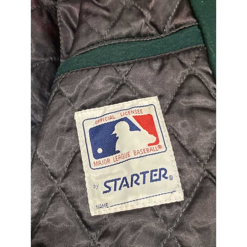 Starter Vintage 90s Large Starter Oakland Athleti… - image 11