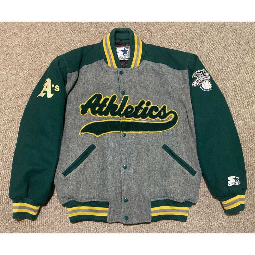 Starter Vintage 90s Large Starter Oakland Athleti… - image 1