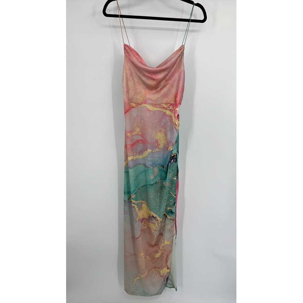 Retrofête Silk maxi dress - image 5