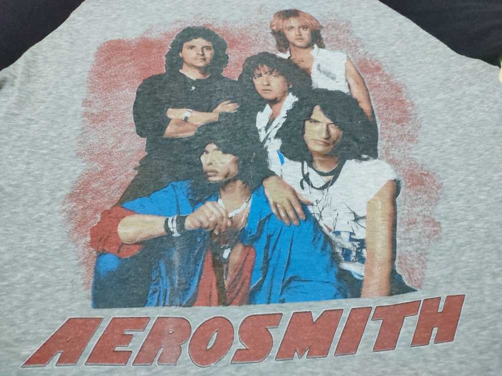 Aerosmith × Rock T Shirt × Vintage Vintage Aerosm… - image 8