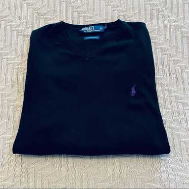 Polo Ralph Lauren Polo RL black pima cotton vneck… - image 1