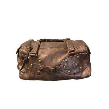 Other VINTAGE BCBGIRLS BROWN LEATHER SATCHEL - image 1