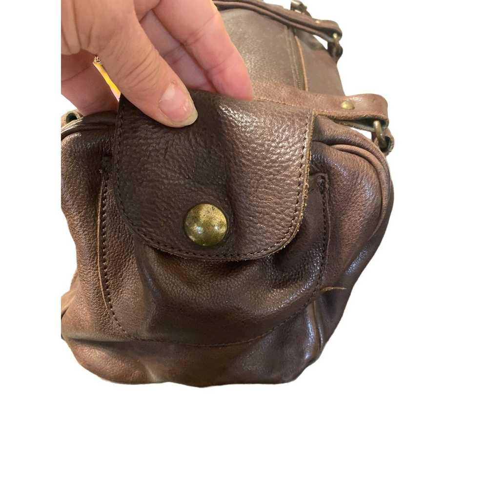 Other VINTAGE BCBGIRLS BROWN LEATHER SATCHEL - image 3