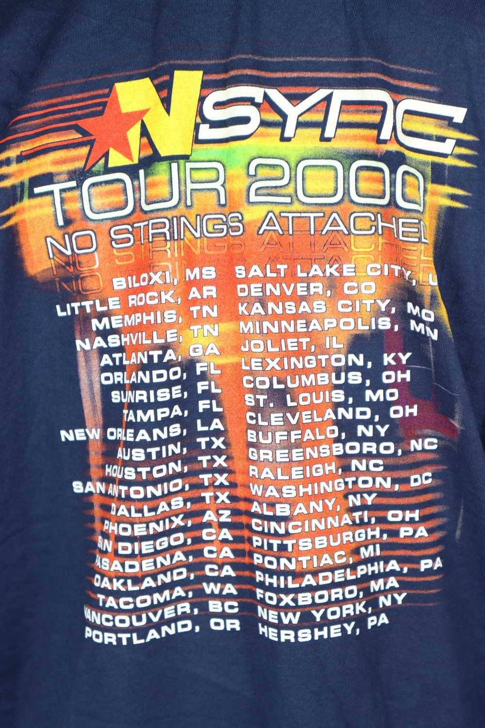 Band Tees × Vintage vintage tour 2000 NSYNC band … - image 4