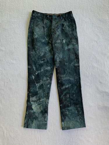 Handmade × Vintage Deep Sea Hand Camo Painted Pant