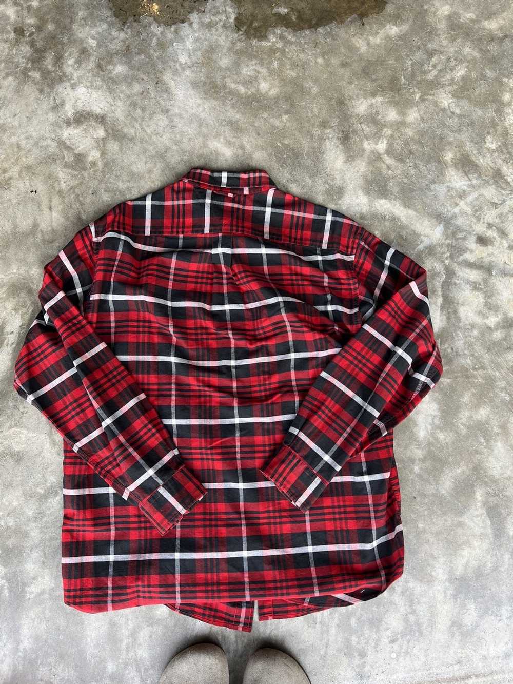 Tommy Hilfiger Vintage Tommy Hilfiger Plaid Butto… - image 2