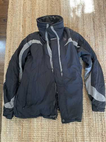 Spyder Spyder Mens Large 52 Black Grey Winter Snow