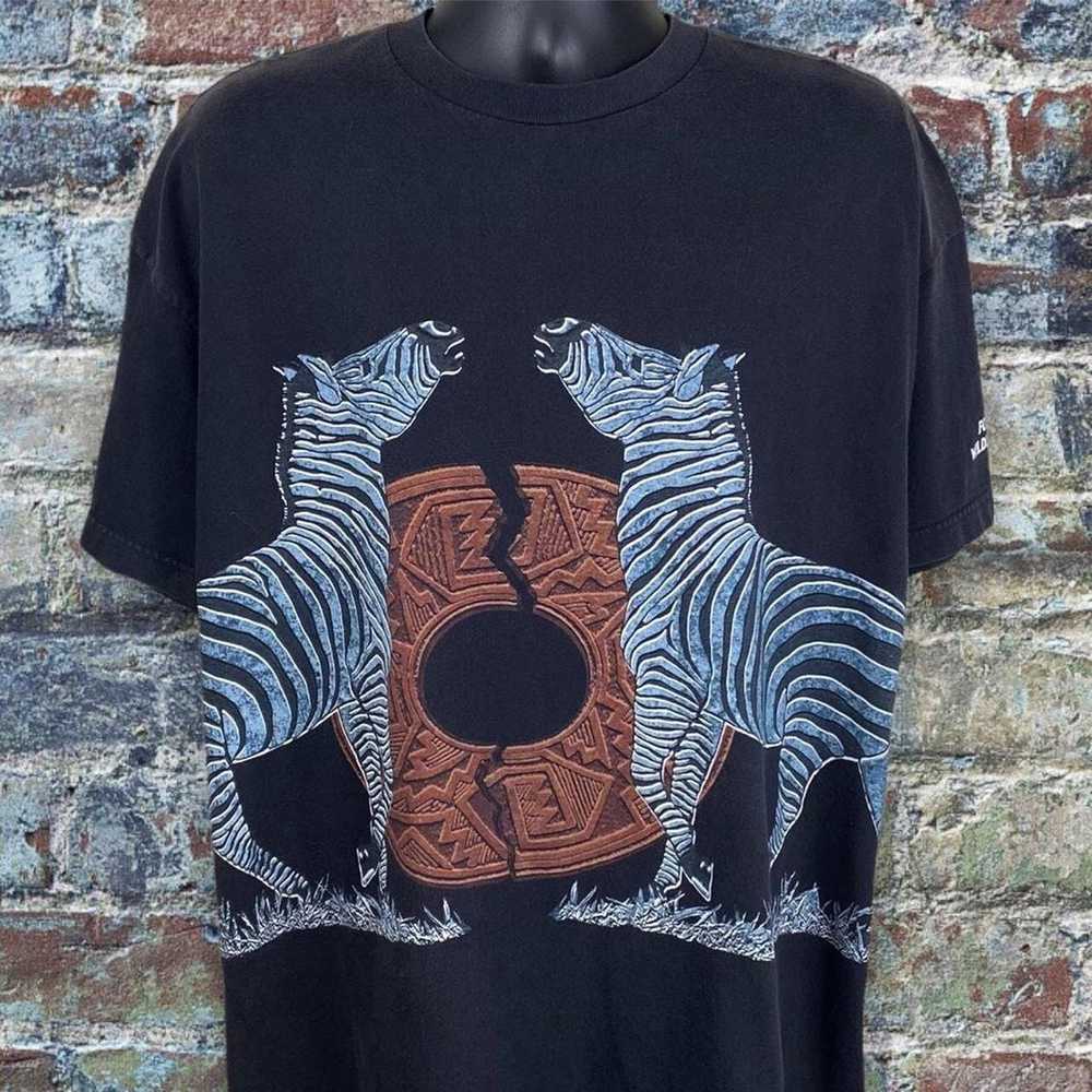 Animal Tee × Tee Shirt × Vintage Vintage 00s Wild… - image 1