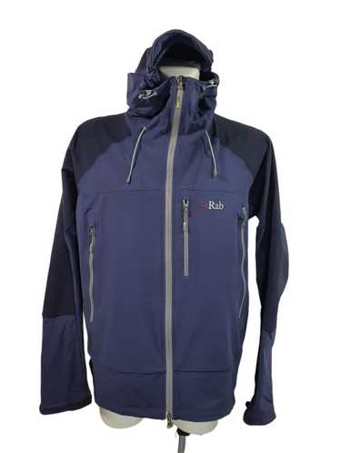 Rab Rab Scimitar Jacket Blue Softshell Hooded Siz… - image 1