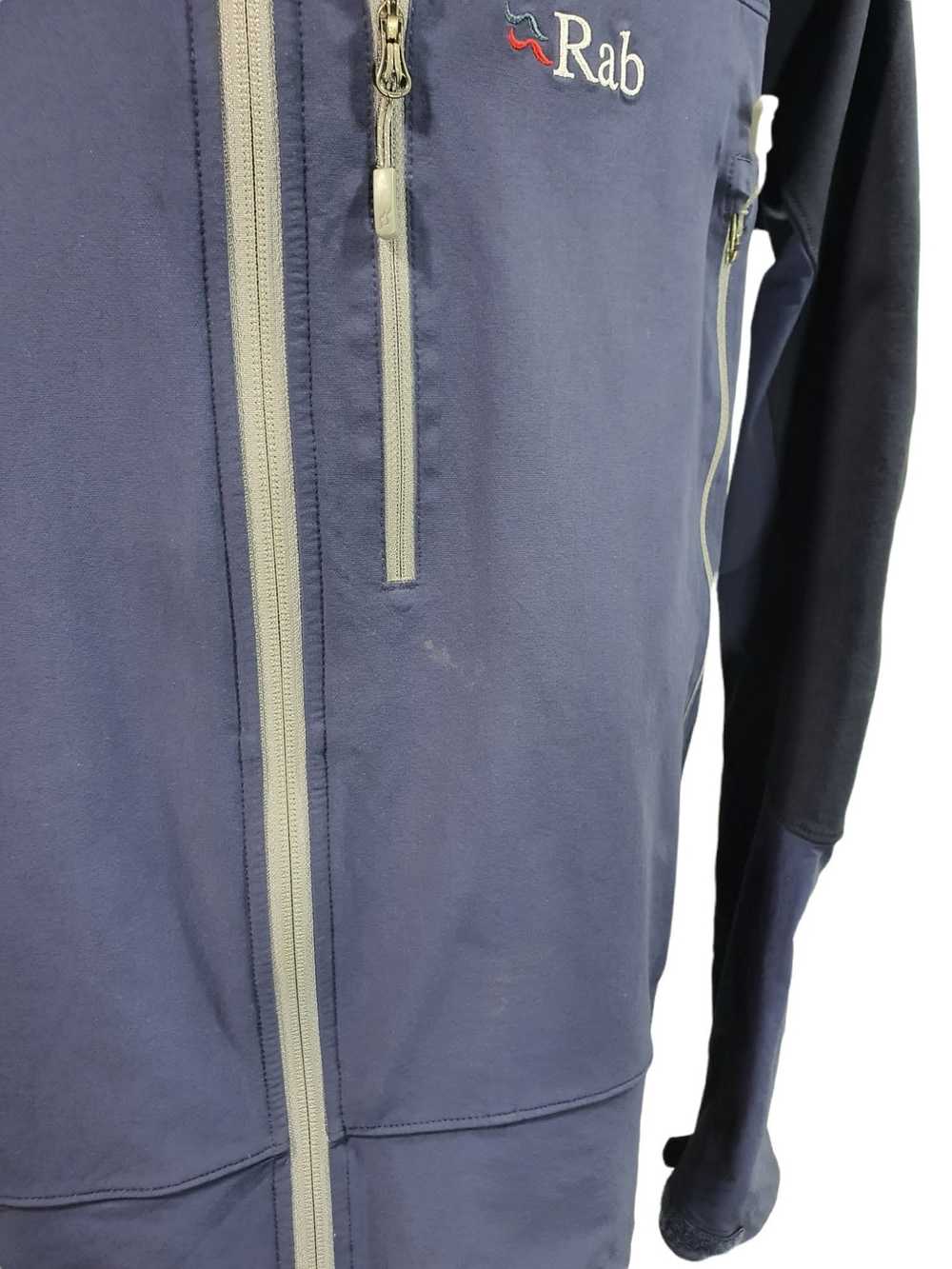 Rab Rab Scimitar Jacket Blue Softshell Hooded Siz… - image 4