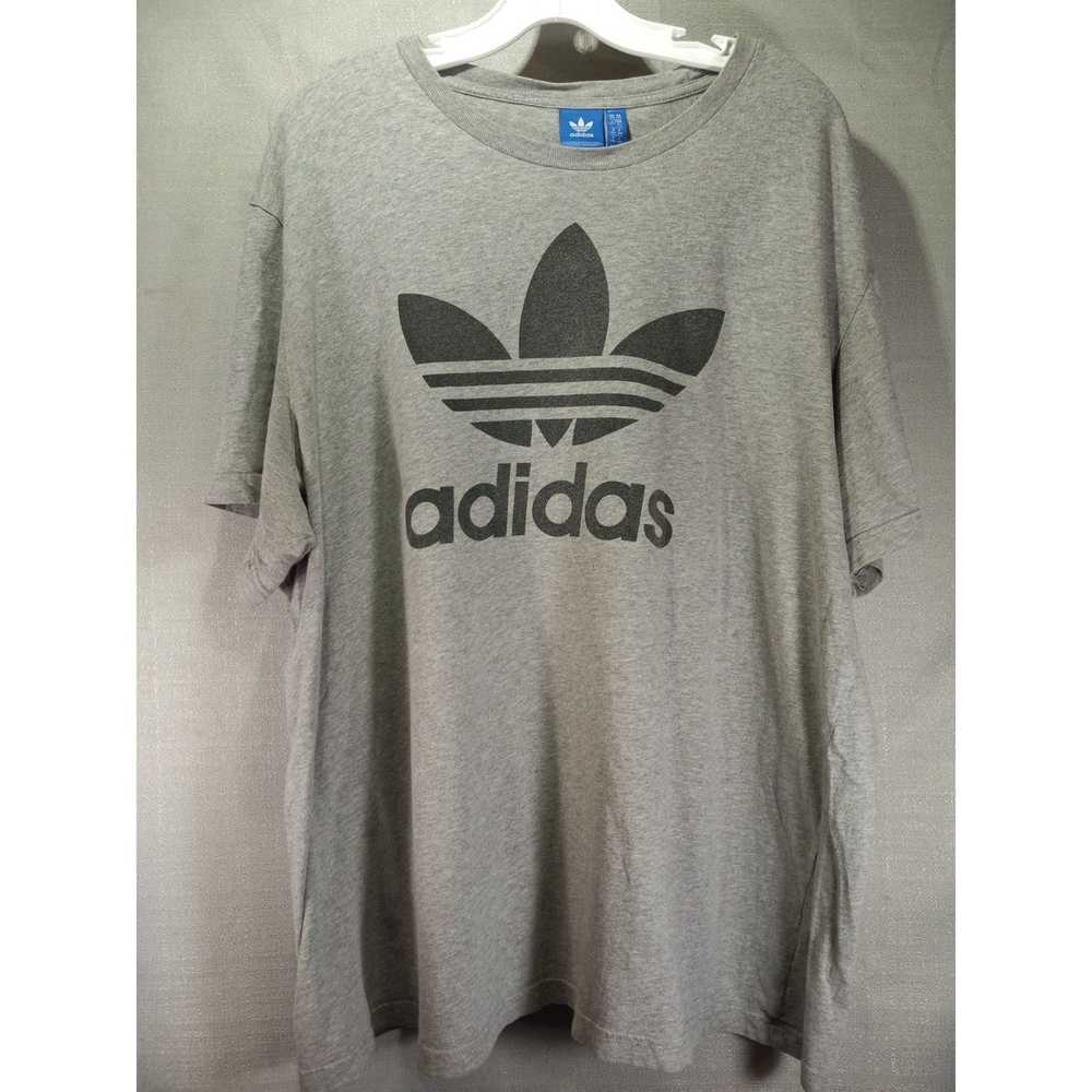 Adidas Vintage 90s Adidas Shirt Mens XXL Grey Thr… - image 1