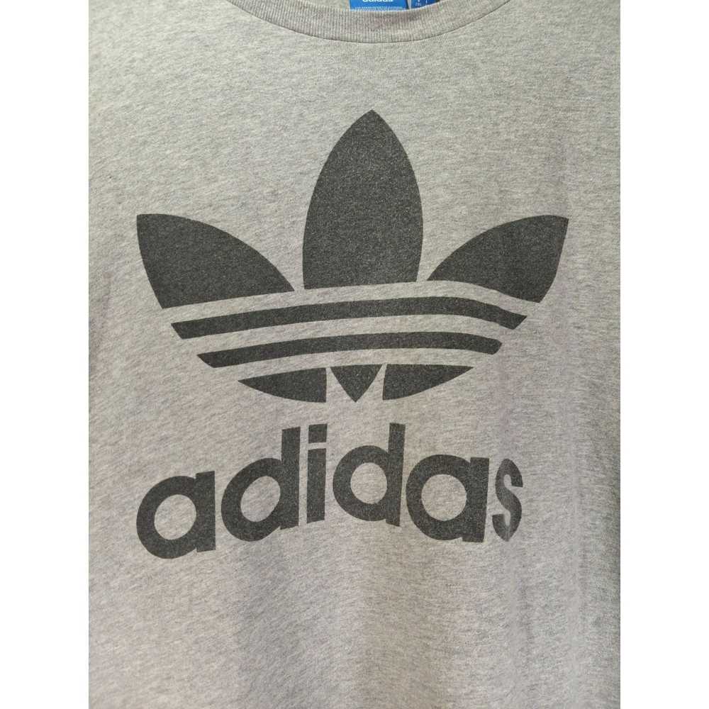 Adidas Vintage 90s Adidas Shirt Mens XXL Grey Thr… - image 3